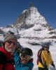 Posing with the Matterhorn