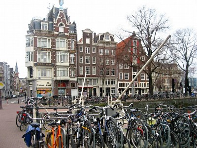 Plenty of bikes in Amsterdam